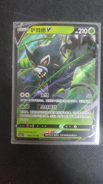 【持续收拍品】-琦卡当当铺～第38期★★~支持寄存★★~【9点40结束】扫码加群抽[包邮券]~ - 宝可梦卡牌-萨戮德V-1张