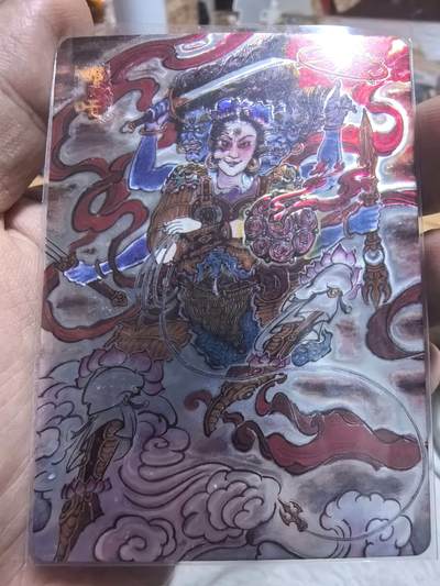 阳大大卡牌拍卖第106期（持续收拍品，周五晚上九点截拍，进群福利早知道） - 新绘西游记王勇喆绘哪吒光刻裸卡一张