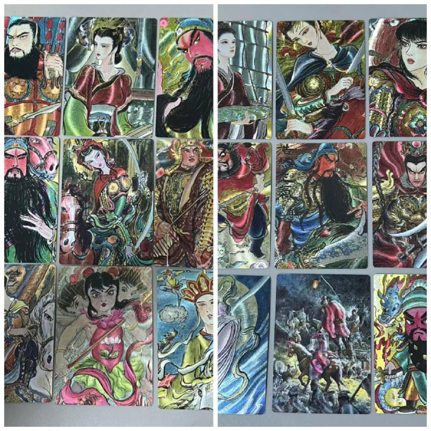 阳大大卡牌拍卖第106期（持续收拍品，周五晚上九点截拍，进群福利早知道） 昆仑万象最新摩点项目权迎东手绘复刻第二弹18张粗闪套卡+特卡