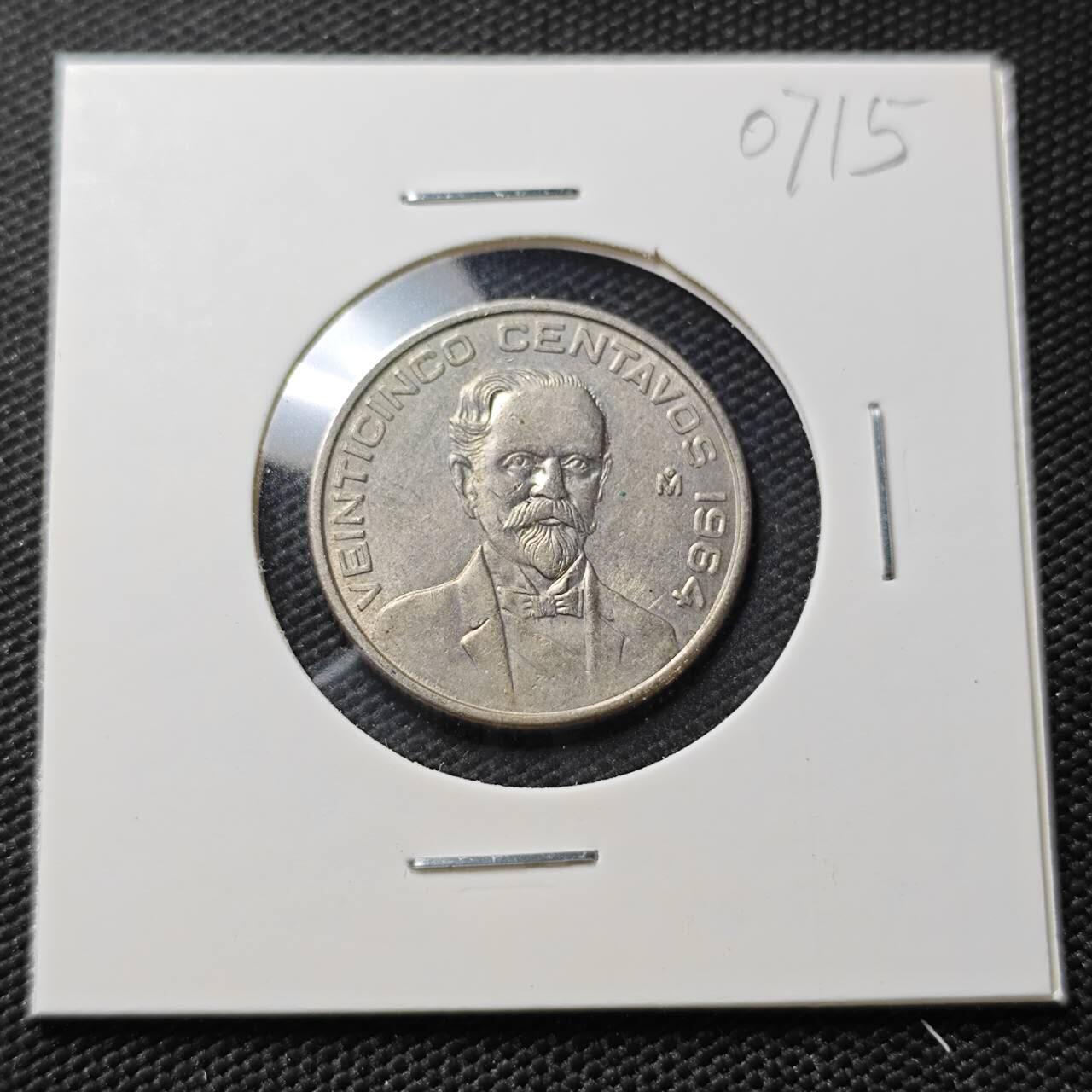 KK钱币收藏小铺  第407期 2月预留时间 周末发货  墨西哥10分