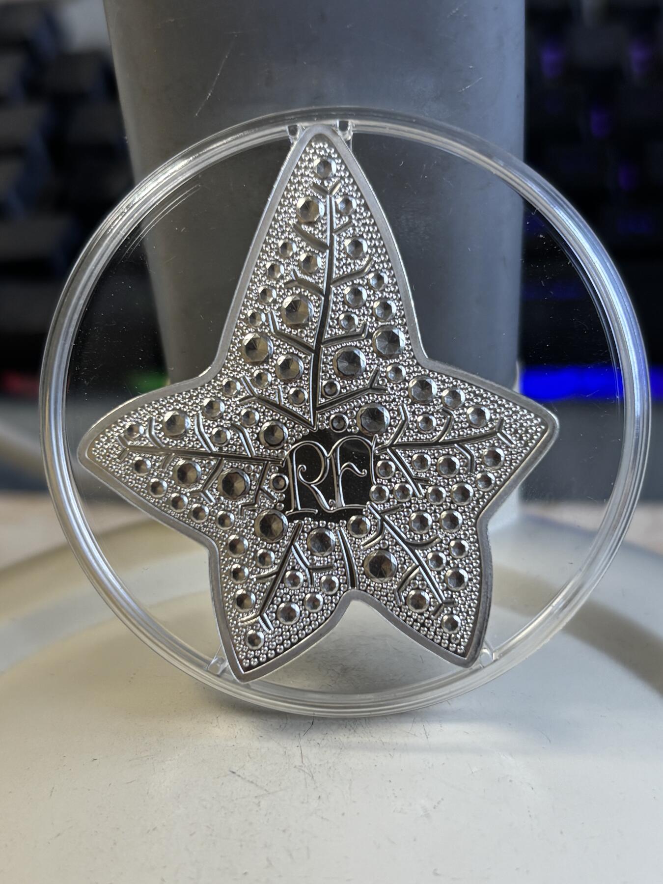 第194期拍卖 法国2008年宝诗龙 法兰西瑰宝 22.2g纪念银币， 900银 ，发行5000枚