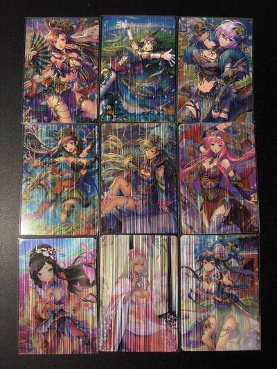 NO.28 好又多金牌大场，每周一站式配齐，方便凑单！（周6晚9点截拍，卖家送拍0抽成！） - 江东卡牌 三国花好春晓系列 银丝闪9张