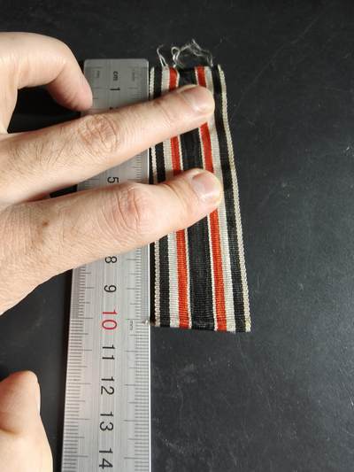 老王徽章第189期 - 德国海军陆战队十字奖章绶带      10.5cm