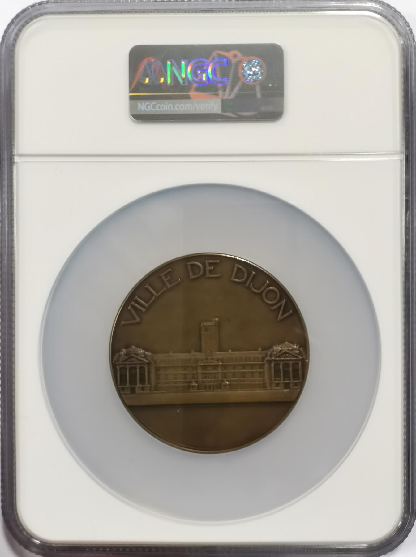 博洋堂“芳菲春韵”3月精品大拍专场暨第166期（全场包邮） NGC MS64BN 法国航空健康救援纪念大铜章，58mm