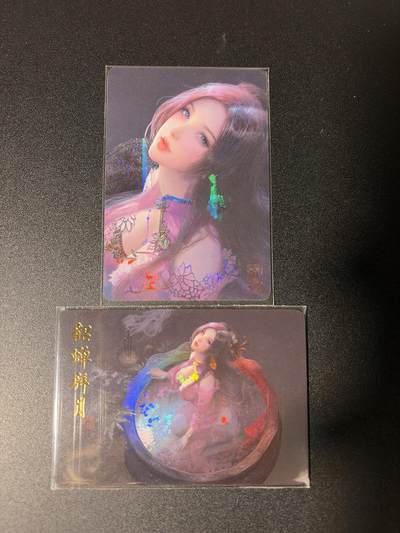 NO.28 好又多金牌大场，每周一站式配齐，方便凑单！（周6晚9点截拍，卖家送拍0抽成！） - 疾风卡牌 貂蝉拜月 大头+全图 彩闪+纱布闪