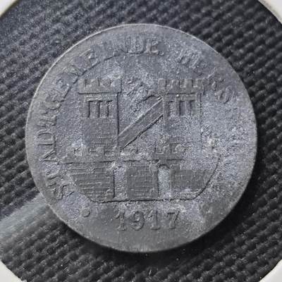 KK钱币收藏小铺  第406期 2月预留时间 周末发货 -  1917德紧5芬尼代币