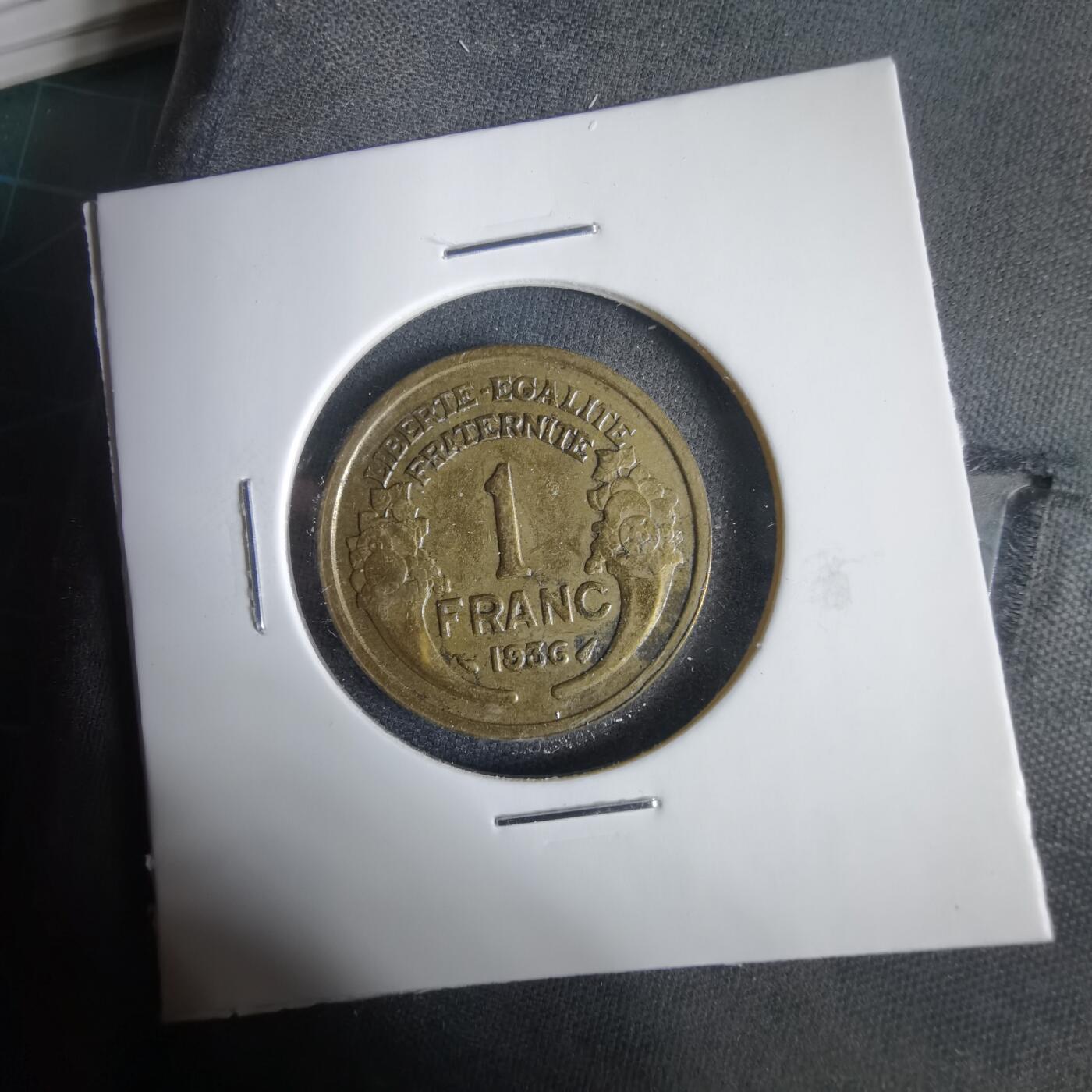 沼泽如烟--第1031场 法国1936年1法郎