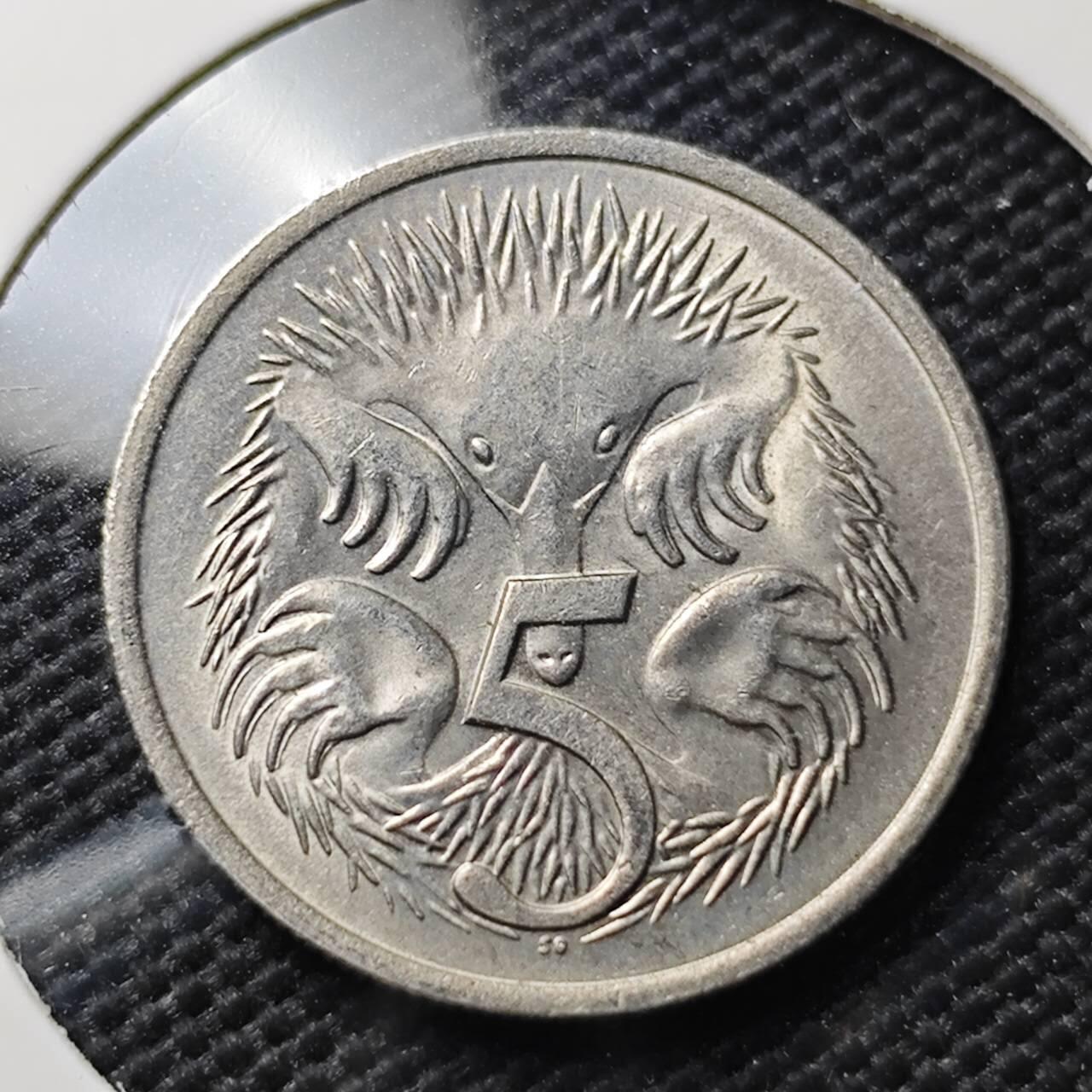 KK钱币收藏小铺  第406期 2月预留时间 周末发货 1982澳大利亚5分 