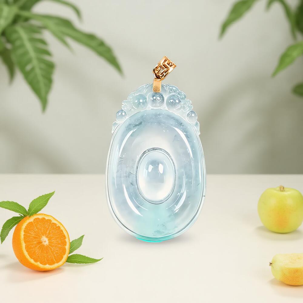 碧月说宝 君子怀瑾·当代和田玉清风专场(六) 高冰翡翠福在眼前