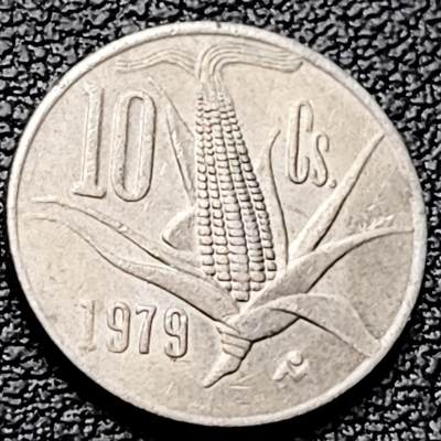 泉币菌-第216场-拍品多 请提前出价 - 墨西哥10分镍铜小硬币 玉米 鹰蛇仙人掌 袖珍币 纪念币铜钱