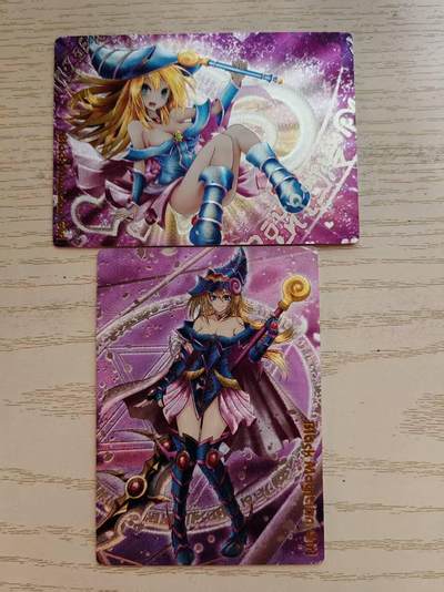 龙虎卡牌-八零场，奇点炸场！！（满200元包邮，无佣金，每周六结拍，欢迎送拍） - 粗闪2张 奇点 游戏王 - 女黑魔导