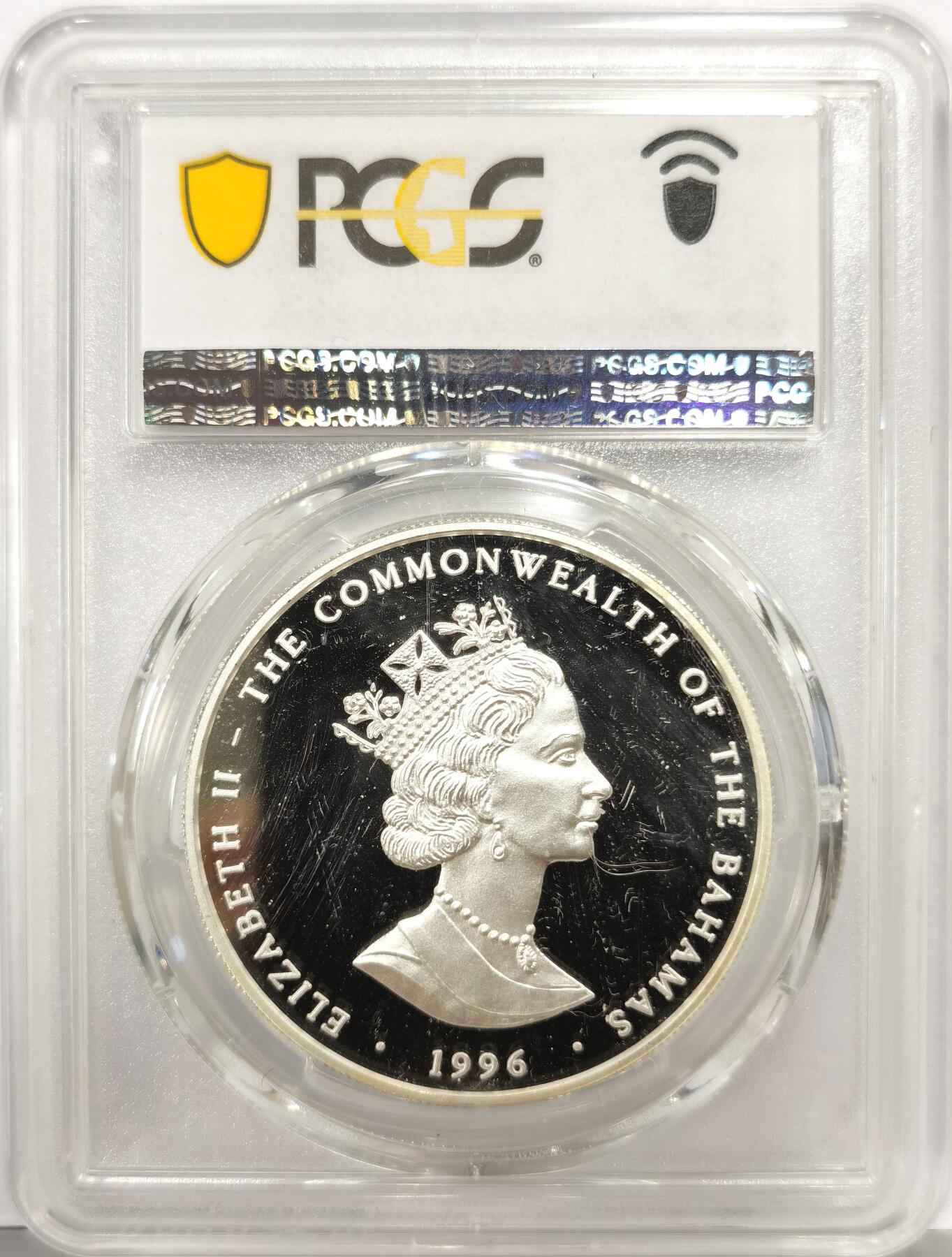 博洋堂“芳菲春韵”3月精品大拍专场暨第166期（全场包邮） PCGS PR68DCAM 巴哈马1996年1元精制银币 第三个千年 1盎司999银 发行量：5万