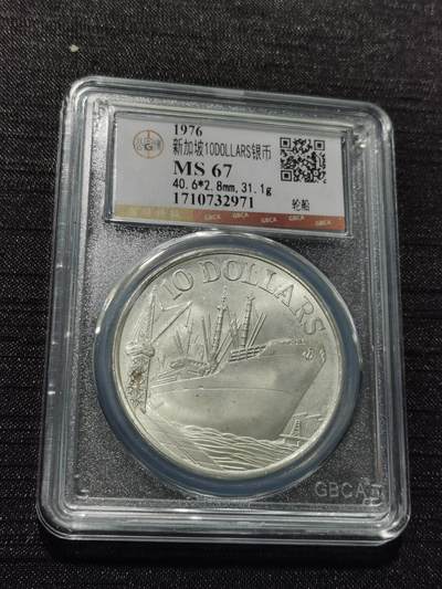 天下钱庄专场欢迎参拍 - 新加坡10元银币