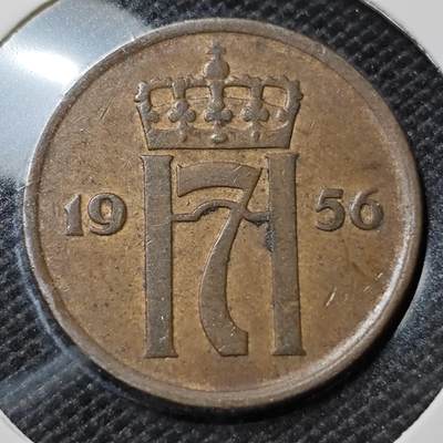 KK钱币收藏小铺  第409期 2月预留时间 周末发货 -  挪威2欧尔铜币