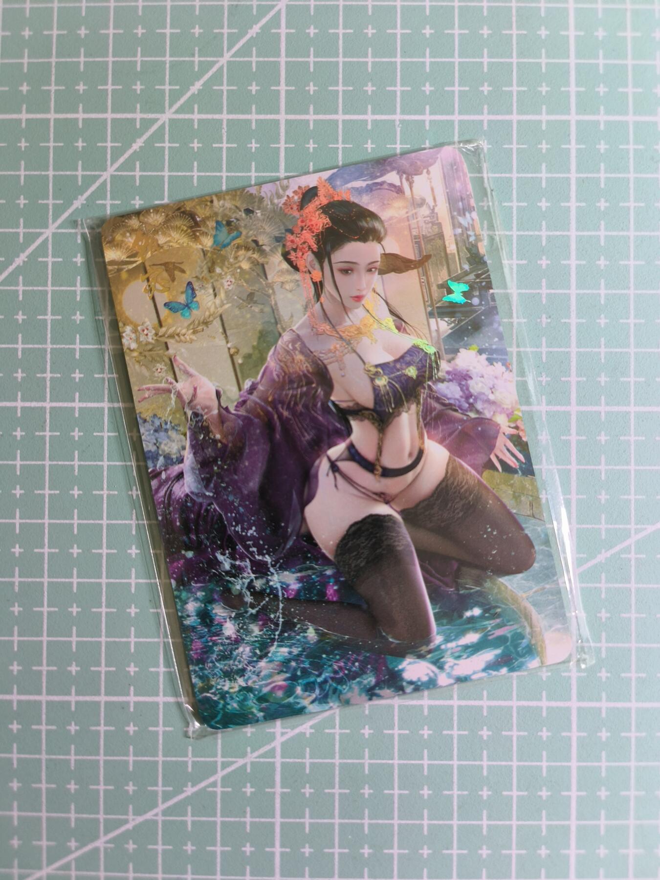 C先生 第25期 零抽层免费代拍  持续收拍品中  需要送拍的老板可以加微私聊 【彩闪】燎原文化×巴丁《典藏系列》甄宓 三渐变