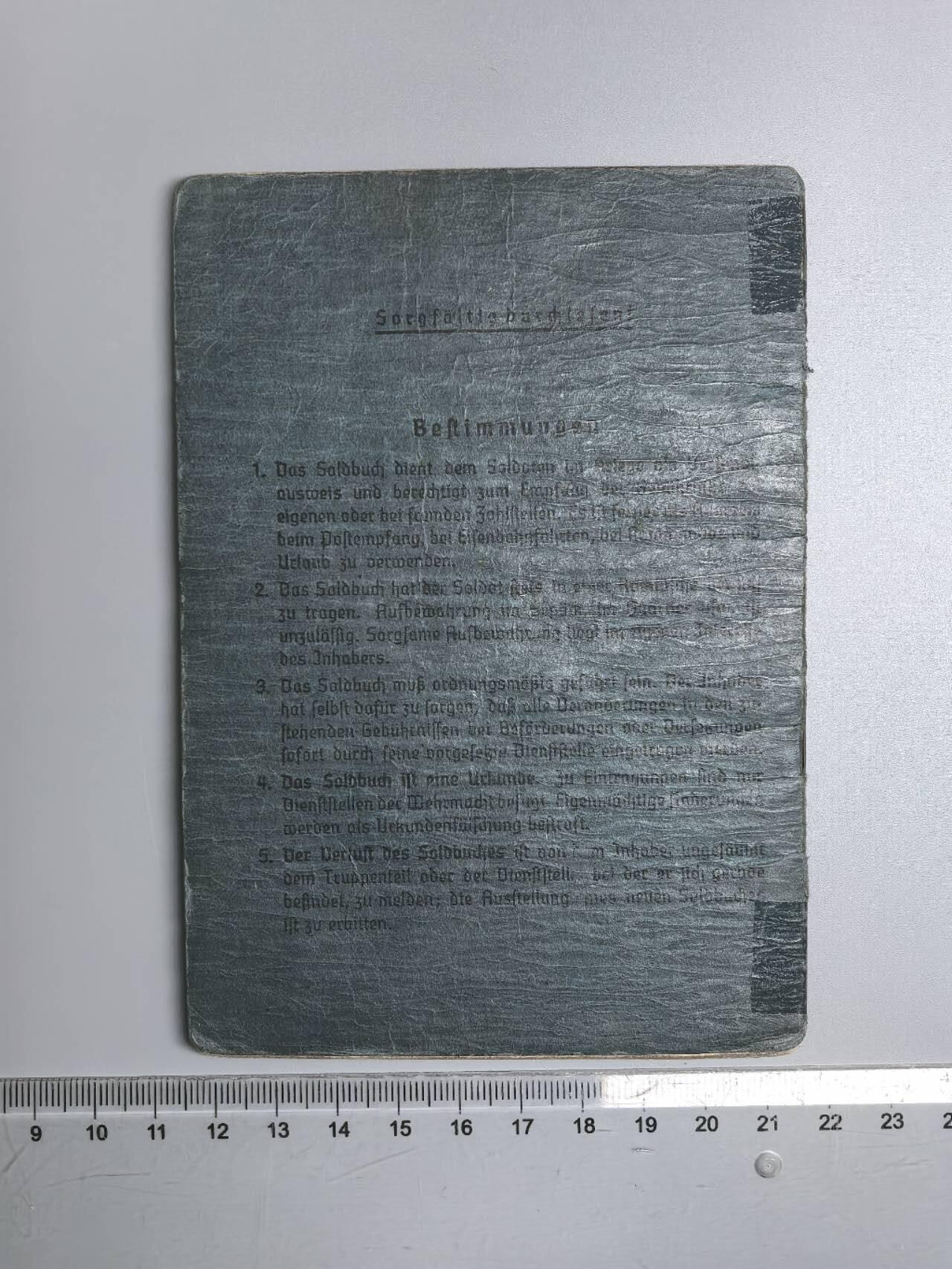 小驴勋章奖章收藏3月28日周六晚六点拍卖（珍爱和平，收藏战争，铭记历史，勿忘国耻，忠党爱国。有偿代拍，送拍规则在简介最后，参拍须阅读规则后再参拍，关系到运费包装发货时效真假辨别等关键信息，拍卖时不再发原图，看大图店主微信码在拍卖店铺介绍里） 赫尔曼戈林伞兵装甲师列兵士兵证，证书一组