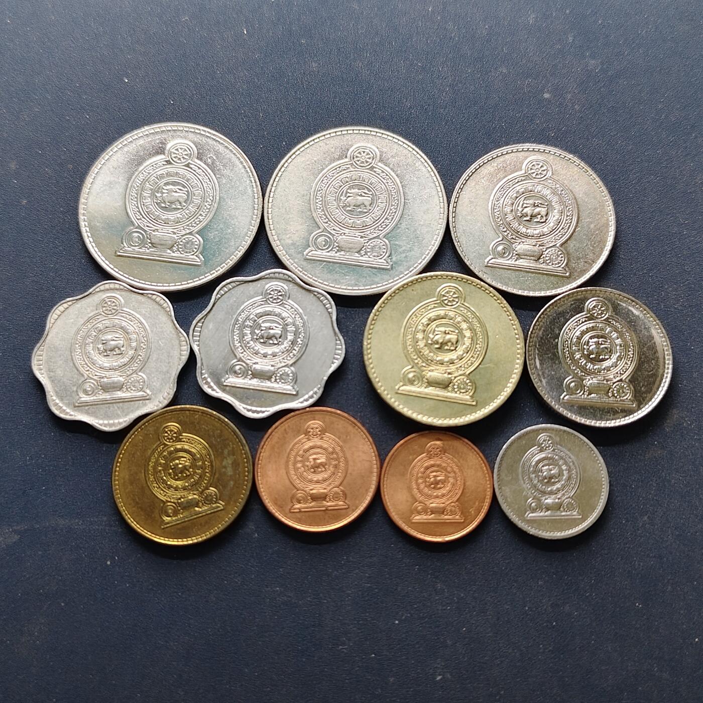 【全场包邮】纯粹捡漏拍514场 斯里兰卡1978-2011年散币11枚一组