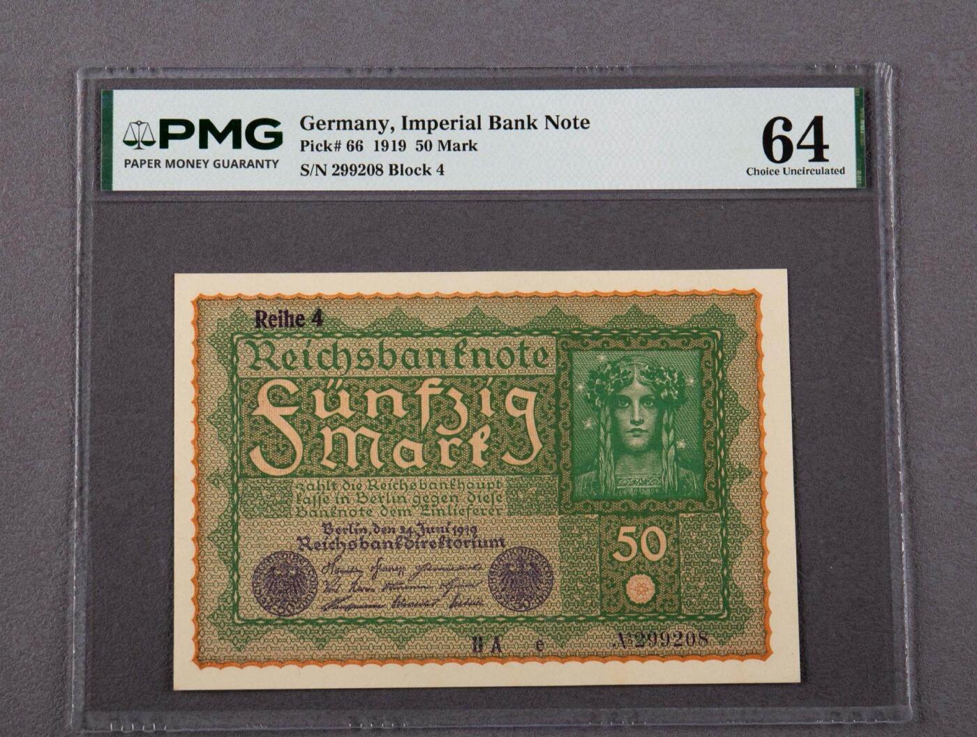 1919年德国50马克纸币（PMG 64）