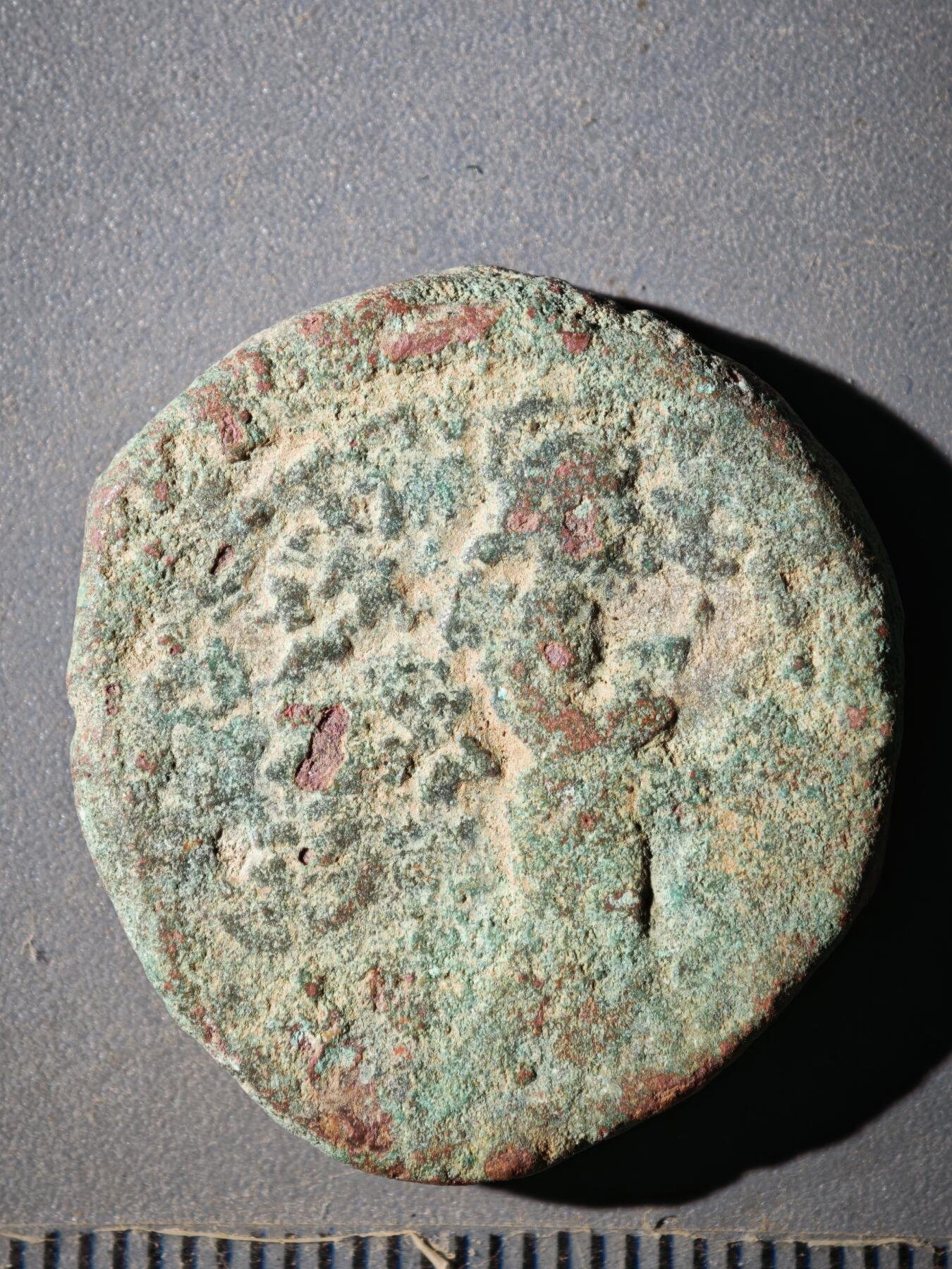 123期新疆红钱粟特钱币丝路钱币专场 F1丝路铜币版式