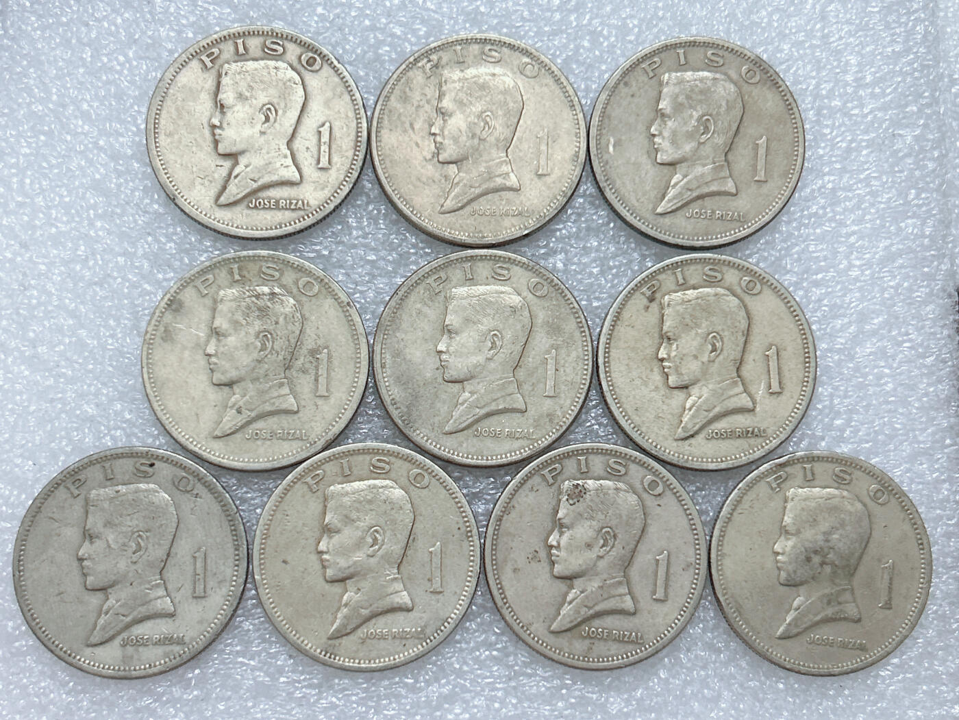 第一海外回流一元起拍收藏 散集专场  第306期 菲律宾1比索大币 10枚