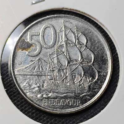 KK钱币收藏小铺  第407期 2月预留时间 周末发货 -  新西兰50分