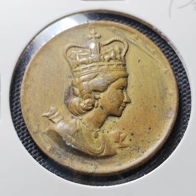 KK钱币收藏小铺  第409期 2月预留时间 周末发货 -  女王纪念铜章