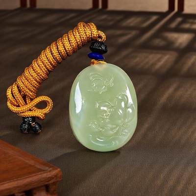 碧月说宝 君子怀瑾·当代和田玉清风专场(五) - 和田黄玉蝶恋花