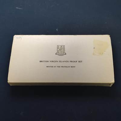 【全场包邮】纯粹捡漏拍515场 - 【少见】英属维尔京群岛1984年官方精制套币-含黄莺银币【42毫米40.5克92.5%】+军舰鸟银币【38.61毫米25.7克92.5%】-盒证全-量5000