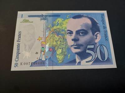 博彦收藏    4月1日 8点 钱币专场 - 法国 小王子50法郎 UNC