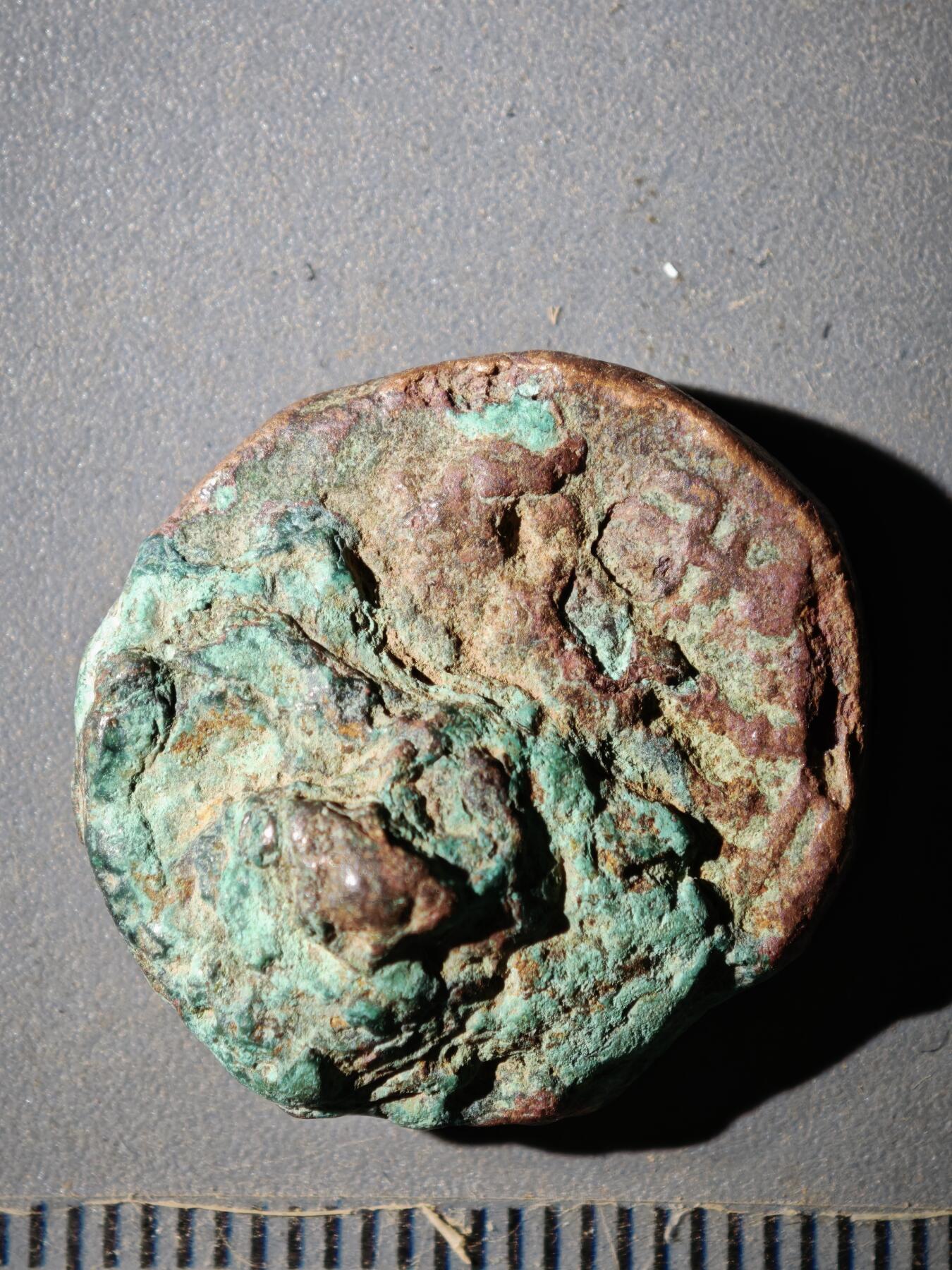 123期新疆红钱粟特钱币丝路钱币专场 F2丝路铜币版式