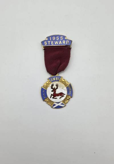 共济会拍卖专场 - 共济会-1955 年 RMBI 年度庆典司仪徽章