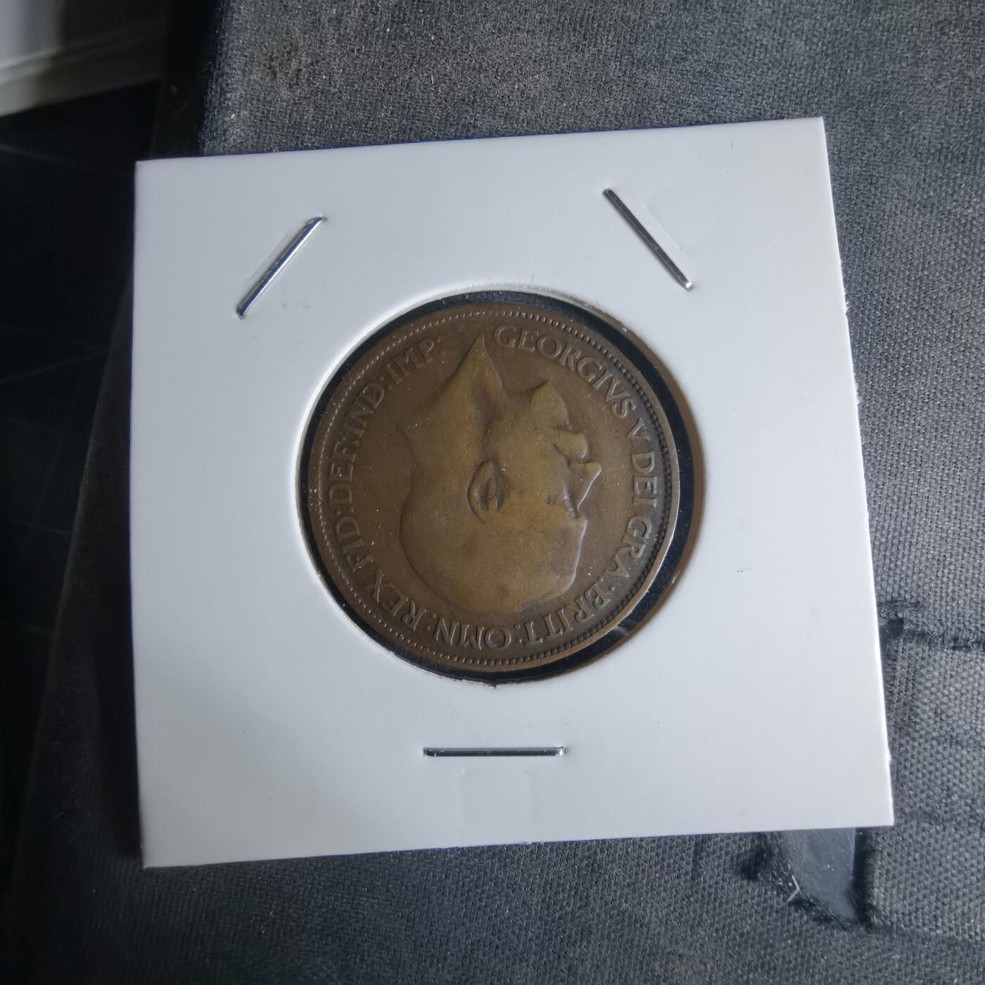 沼泽如烟--第1032场 英国1919年半便士