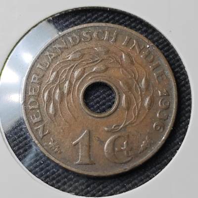 KK钱币收藏小铺  第407期 2月预留时间 周末发货 -  1936荷属东印度一分铜币