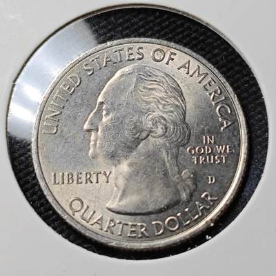 KK钱币收藏小铺   第402期 2月预留时间 周末发货 -  2014美国25分纪念币 好品 