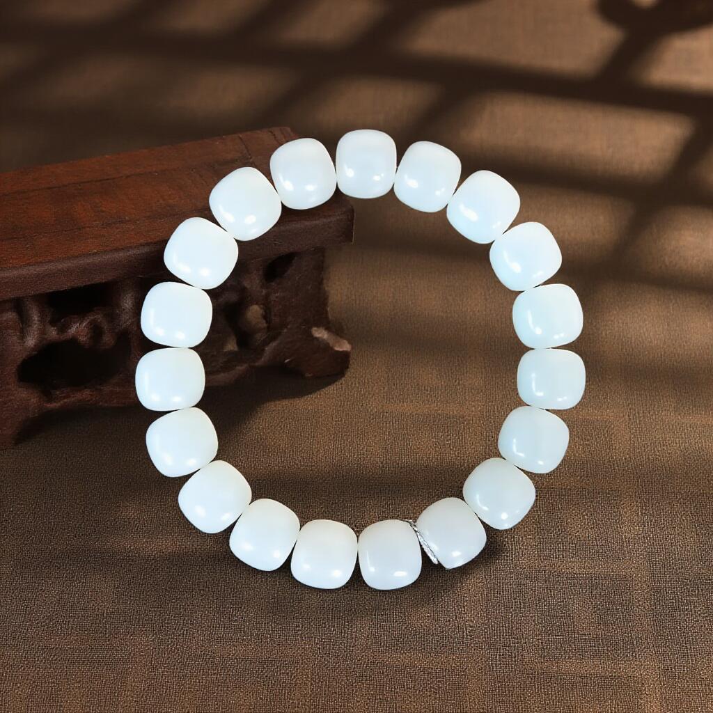 碧月说宝 君子怀瑾·当代和田玉清风专场(五) 和田玉老型珠手串