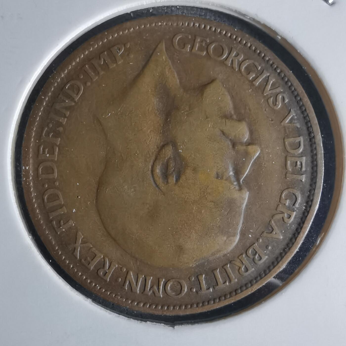 沼泽如烟--第1032场 英国1919年半便士