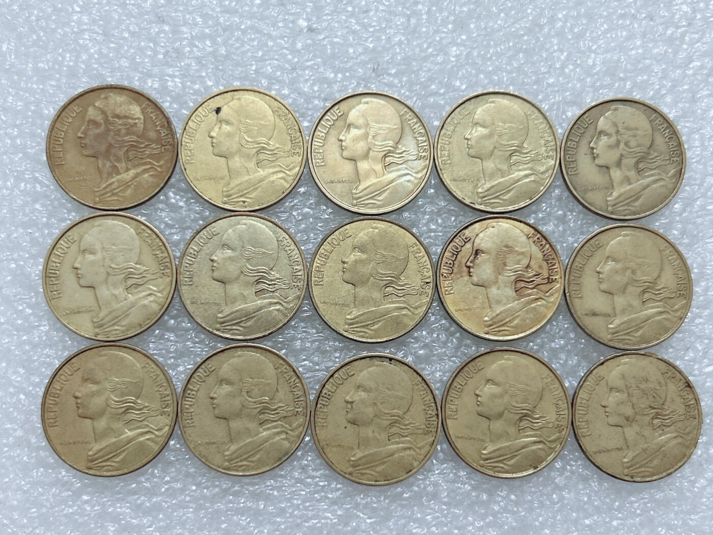 第一海外回流一元起拍收藏 散集专场  第306期 法国10分 15枚