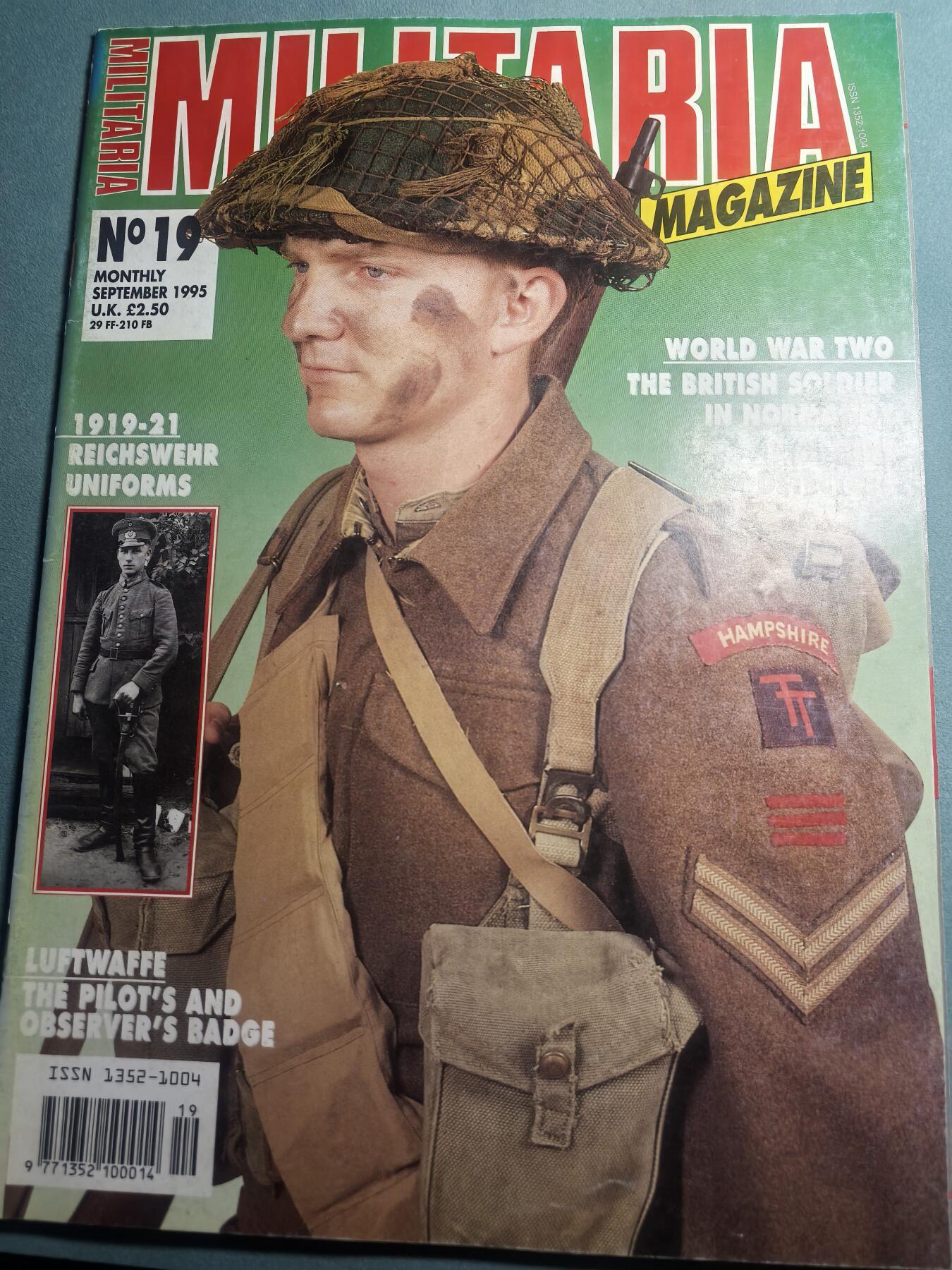 盛世勋华——号角文化勋章邮票专场拍卖第310期 法国出版英语版Militaria杂志 1995年9月第19期 50页