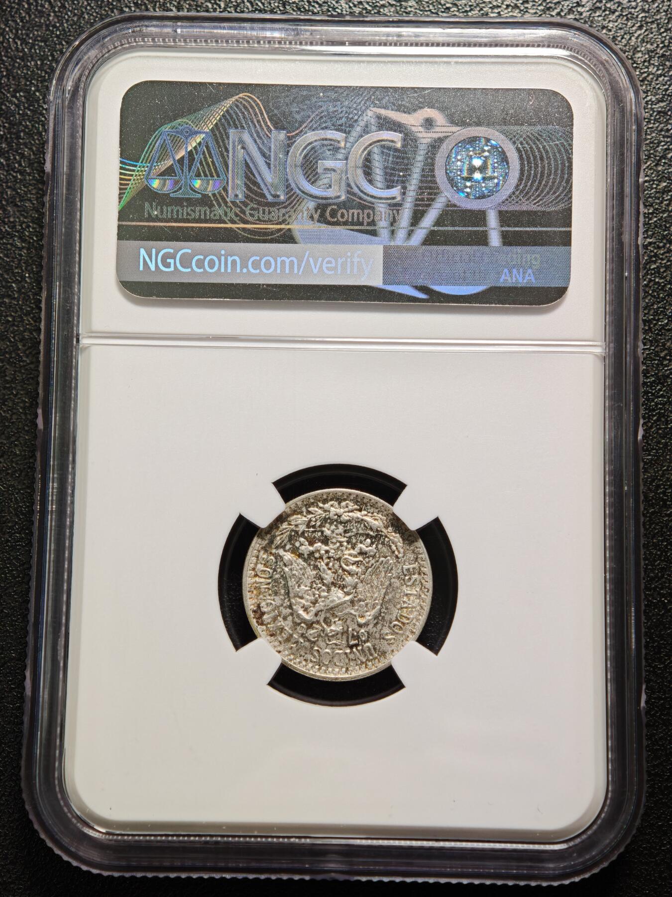 【德藏】世界币章拍卖第169期（拍品征集中~欢迎藏友联系） 1939年 墨西哥20分银币 NGC UNC 状态极佳