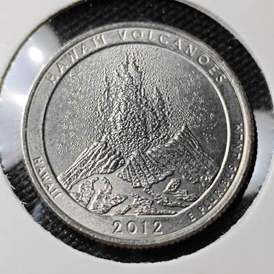 KK钱币收藏小铺  第408期 2月预留时间 周末发货 -  2012美国25分纪念币 好品