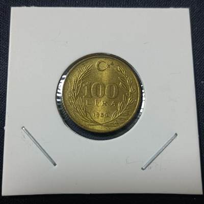 【游宝拍卖】丙午马年第15期 - 土耳其100里拉 1989年