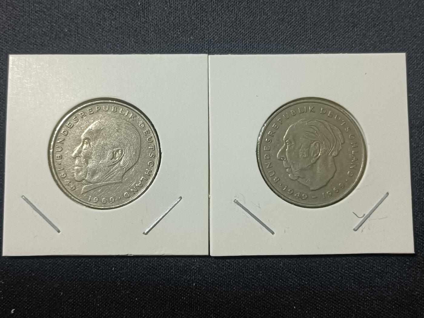 【游宝拍卖】丙午马年第15期 德国2马克 1972年 不同头像