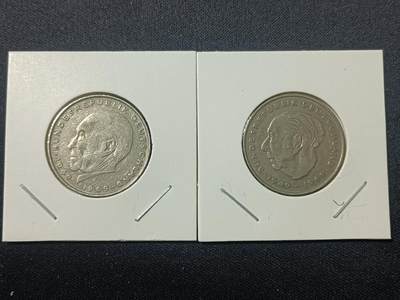 【游宝拍卖】丙午马年第15期 - 德国2马克 1972年 不同头像