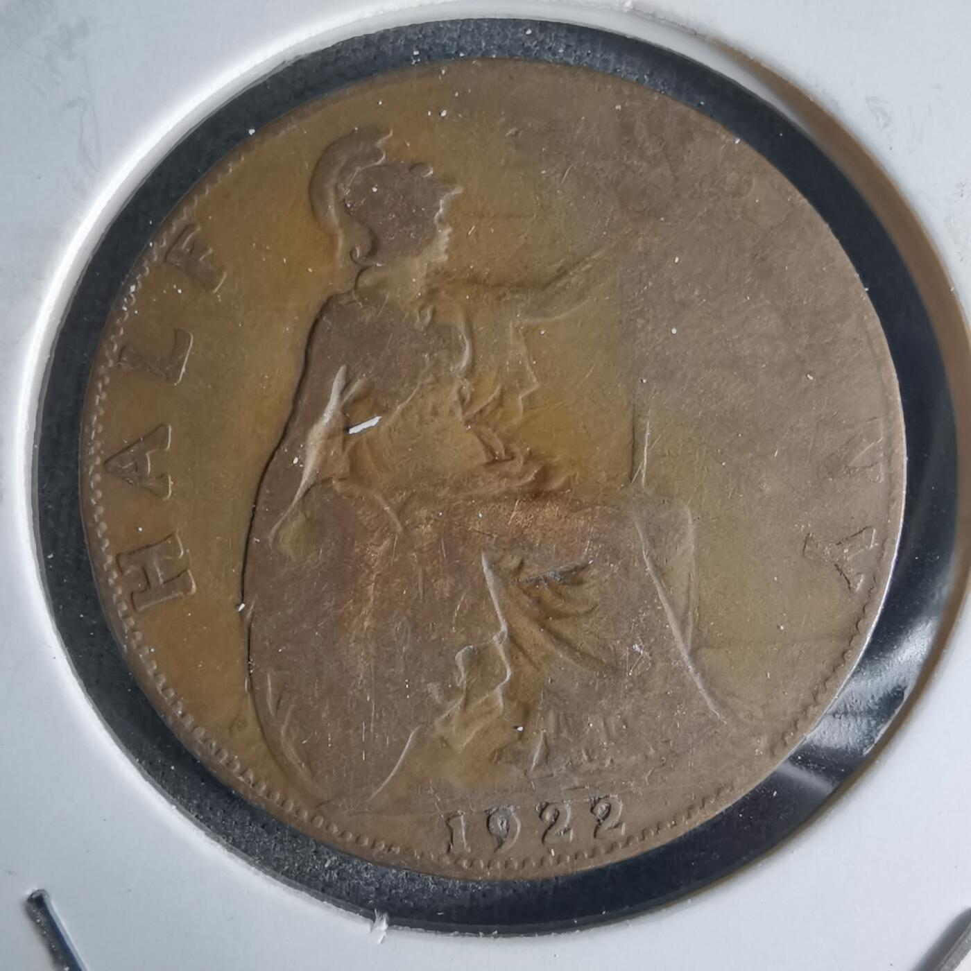 沼泽如烟--第1032场 英国1922年半便士