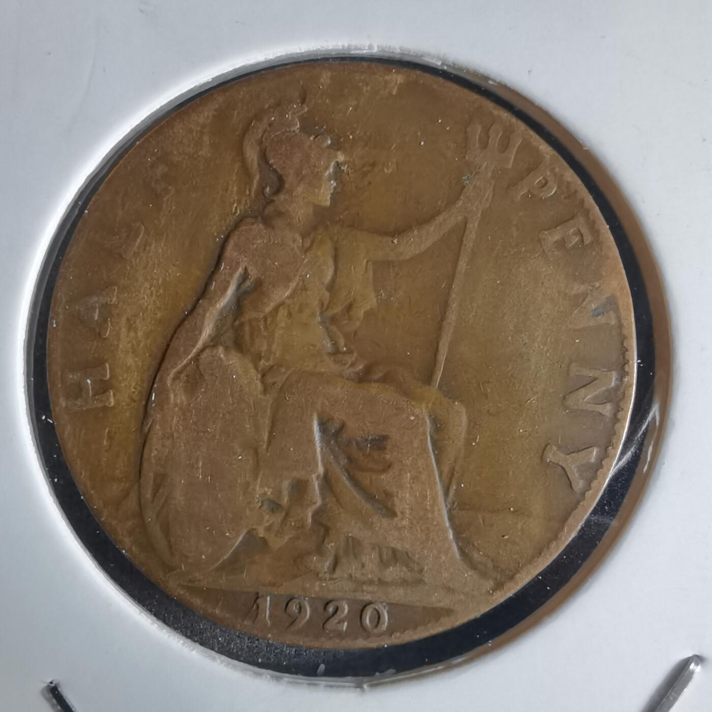 沼泽如烟--第1032场 英国1920年半便士