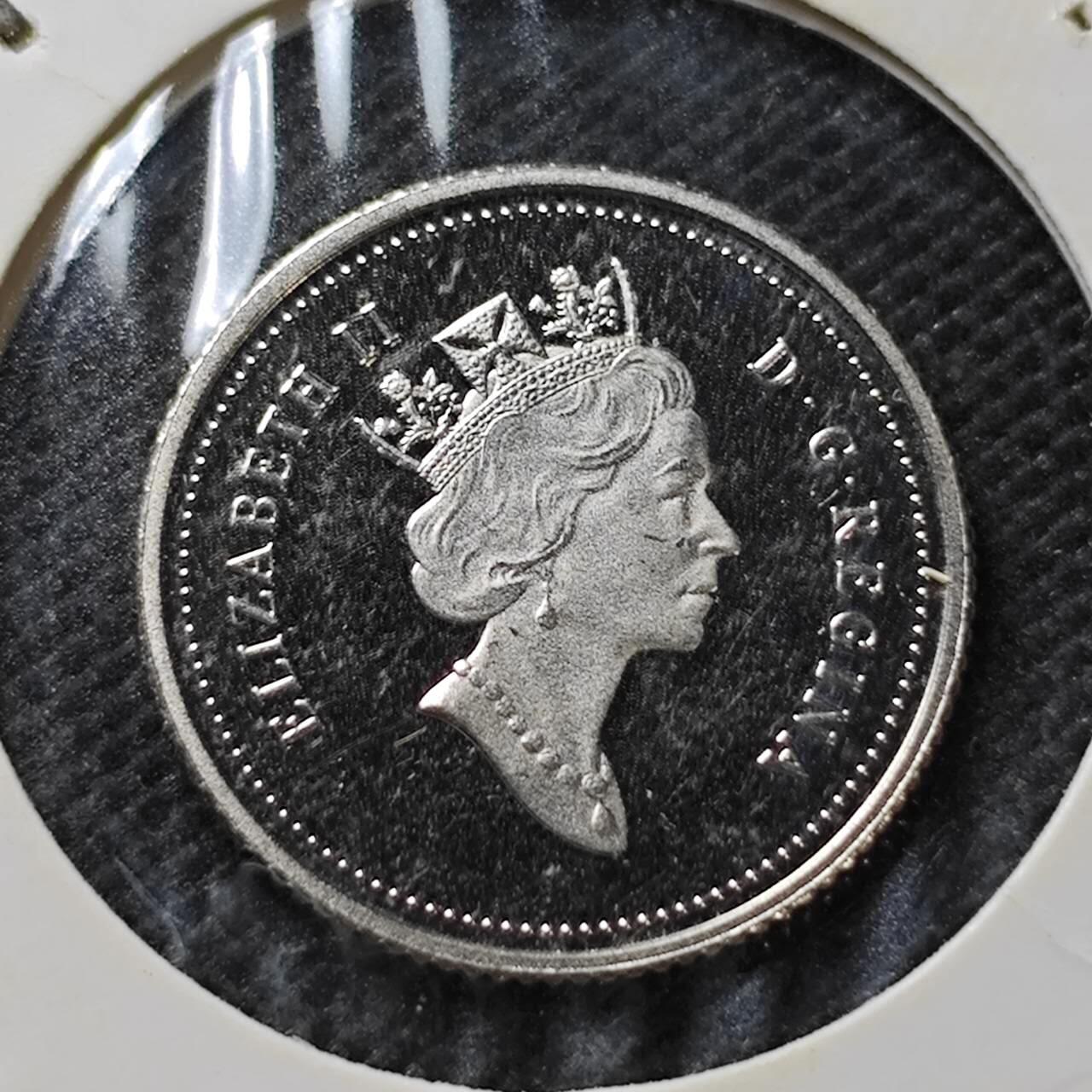 KK钱币收藏小铺  第408期 2月预留时间 周末发货    1992加拿大10分精制 纪念币