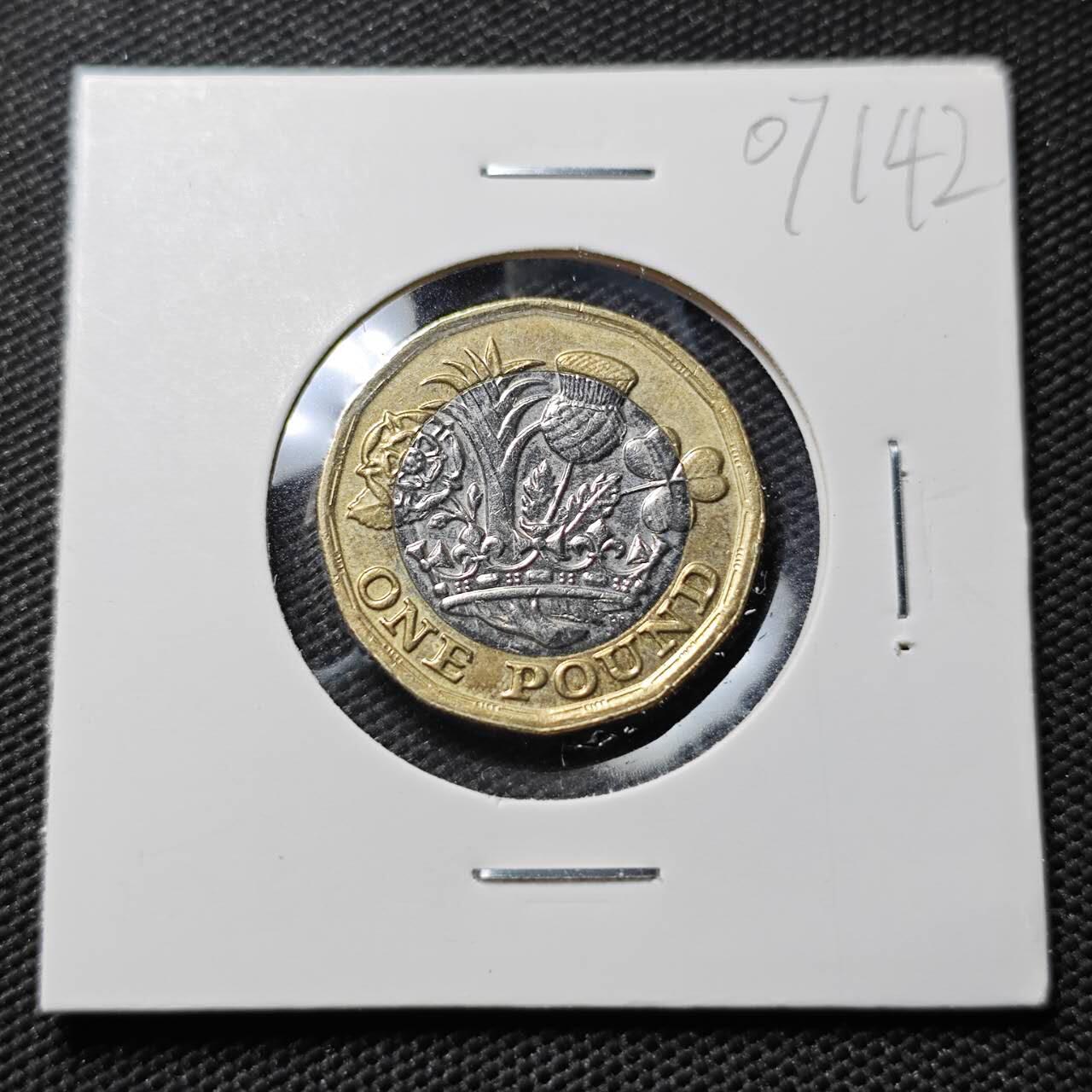 KK钱币收藏小铺  第407期 2月预留时间 周末发货  英国1镑