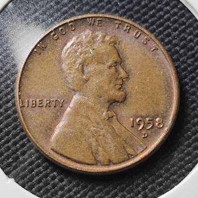 KK钱币收藏小铺  第407期 2月预留时间 周末发货 -  1958美国麦穗一分铜币