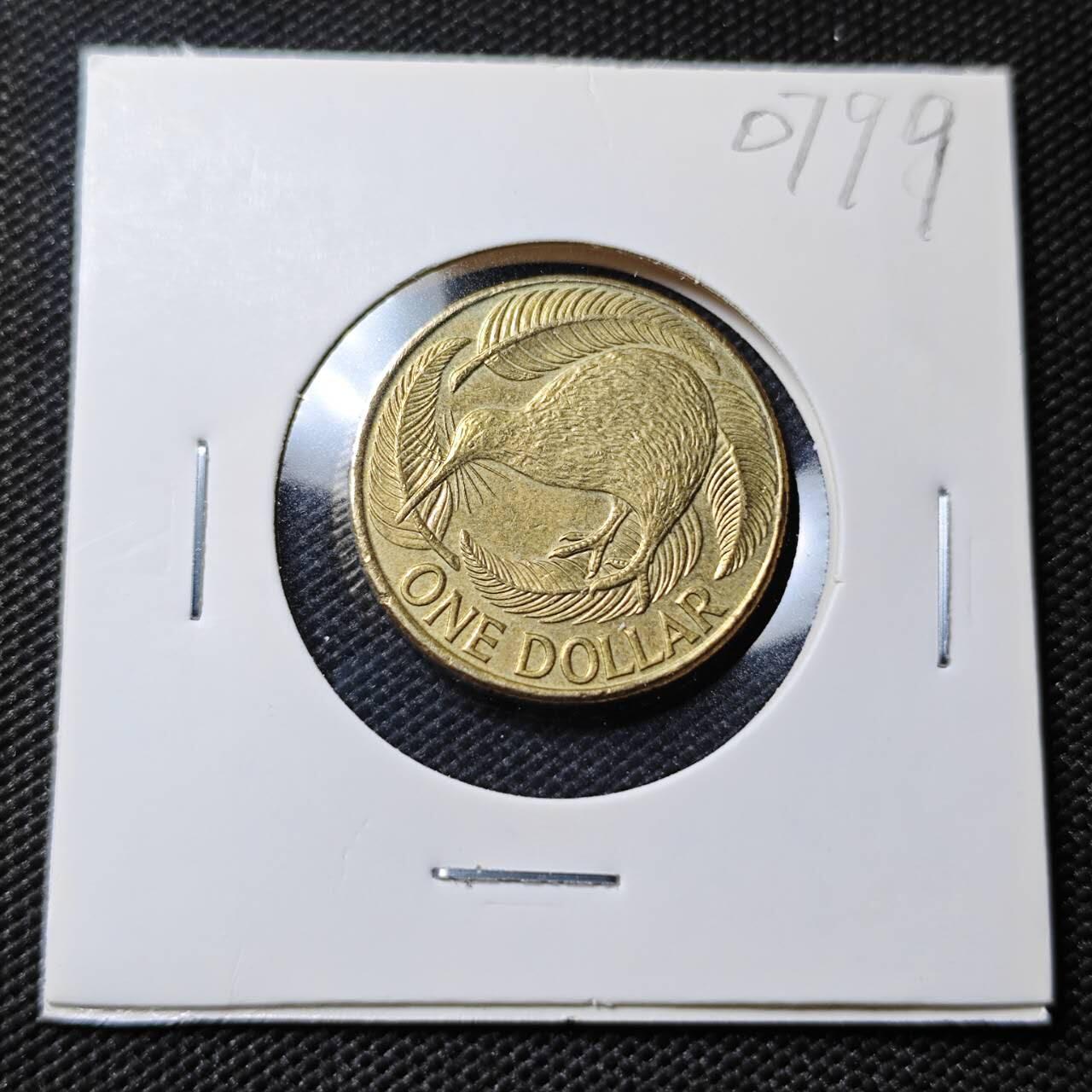 KK钱币收藏小铺  第407期 2月预留时间 周末发货  新西兰1元