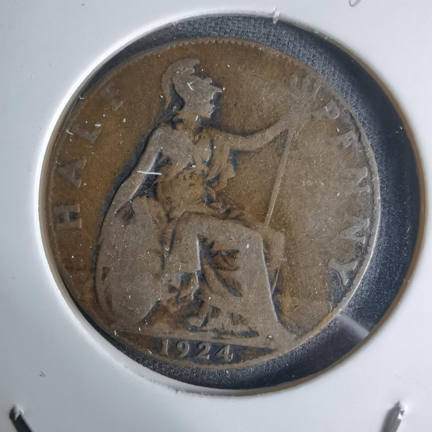 沼泽如烟--第1032场 英国1924年半便士